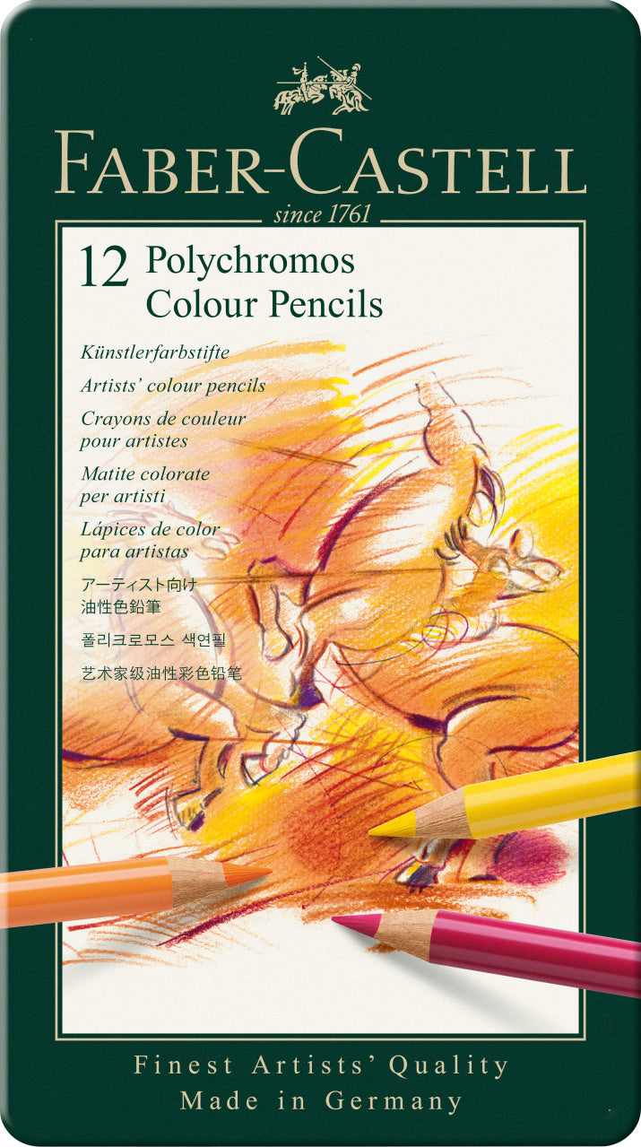 CREIOANE COLORATE 12 CULORI POLYCHROMOS FABER-CASTELL CREIOANE COLORATE 12 CULORI POLYCHROMOS FABER-CASTELL